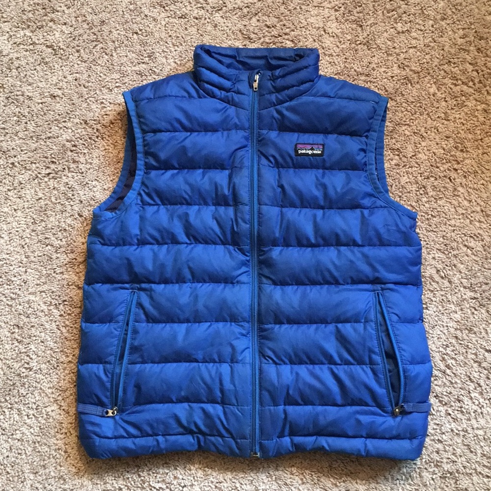 Patagonia Boys Down Sweater Vest - Size M (10)